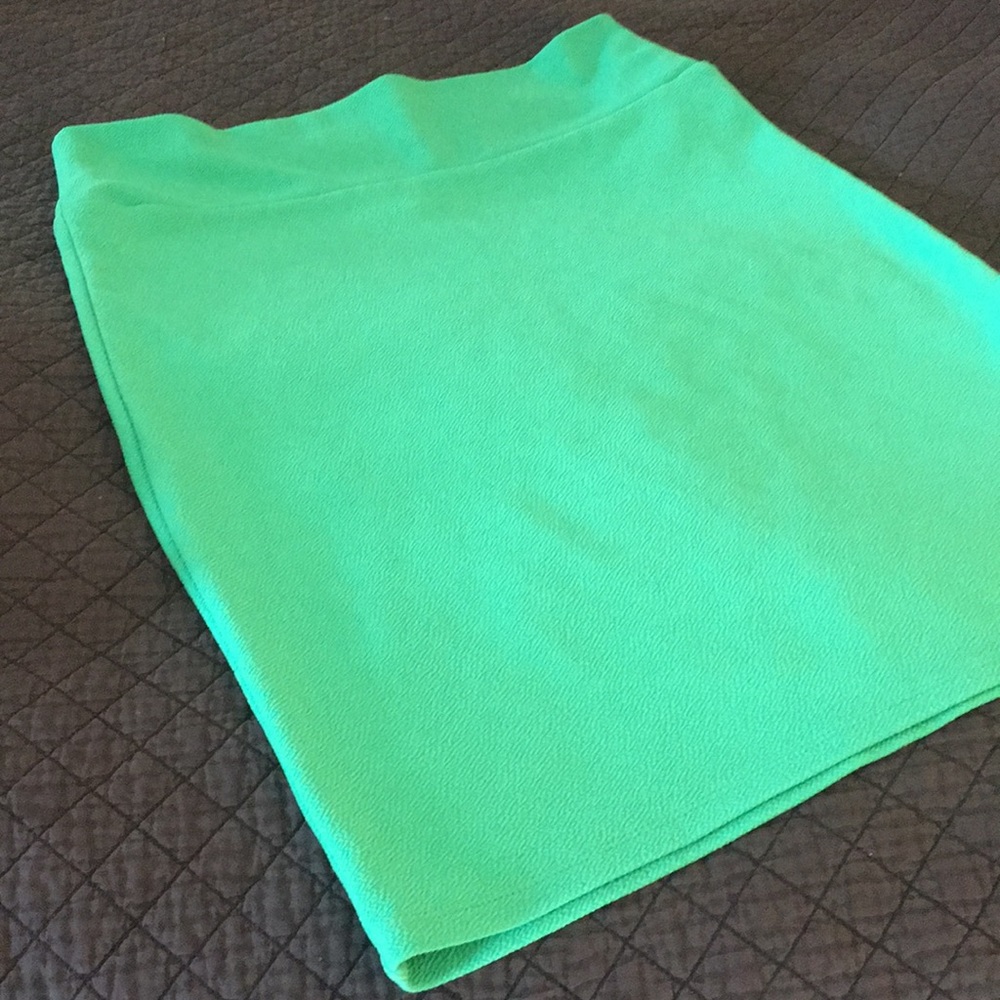 LuLaRoe Mint Textured Cassie Skirt - Large
